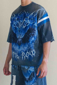 First Row Above All Things Wings Of Dominion Tee Dark Grey