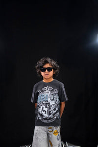 Elite denim Purpose kids Tee black
