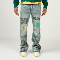 DUAA Beverly Hills Stacked Jeans Vintage Wash