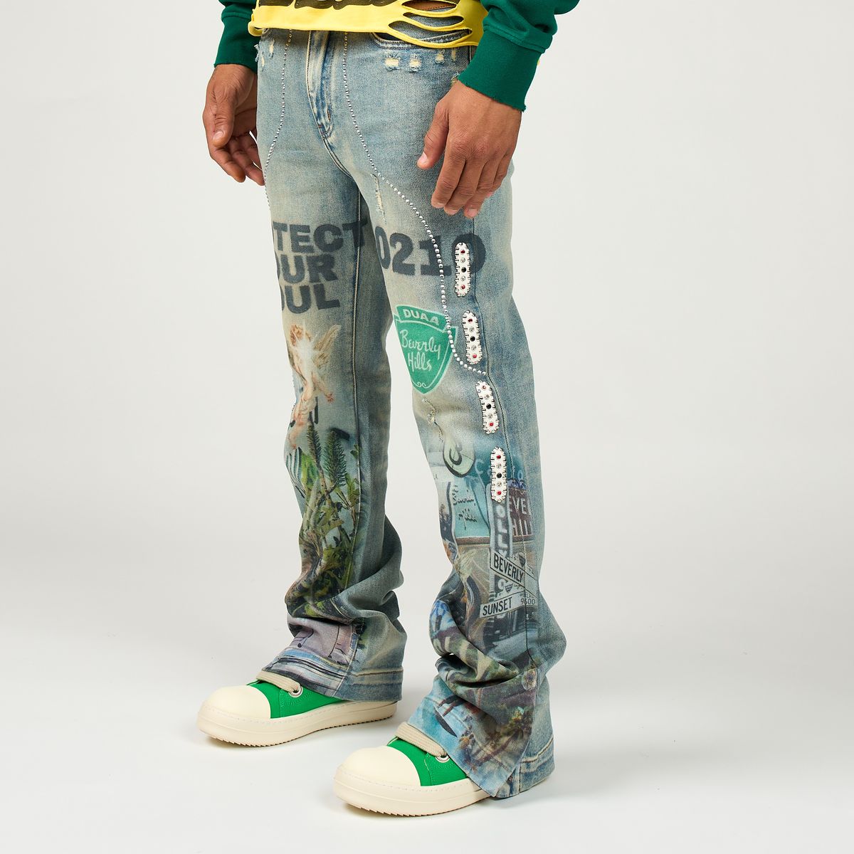 DUAA Beverly Hills Stacked Jeans Vintage Wash