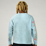 Duaa Art Thermal Long Sleeve Shirt Blue