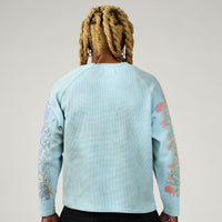 Duaa Art Thermal Long Sleeve Shirt Blue