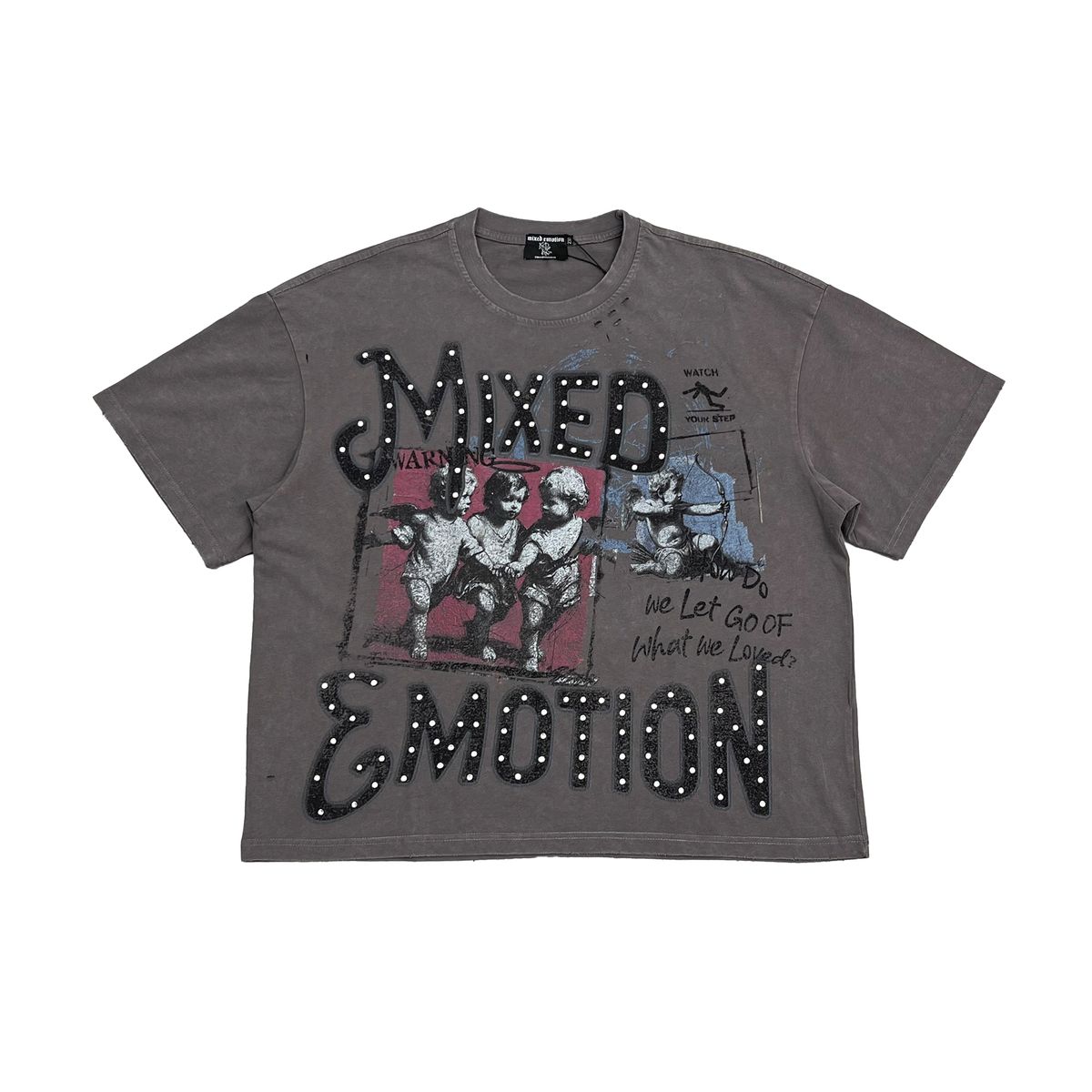 Mixed Emotion “Friends” Tee Grey