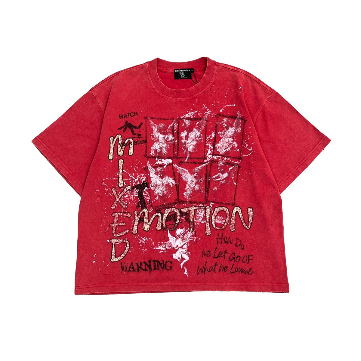 Mixed Emotion “Crimson” Tee Red