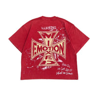 Mixed Emotion “Crimson” Tee Red