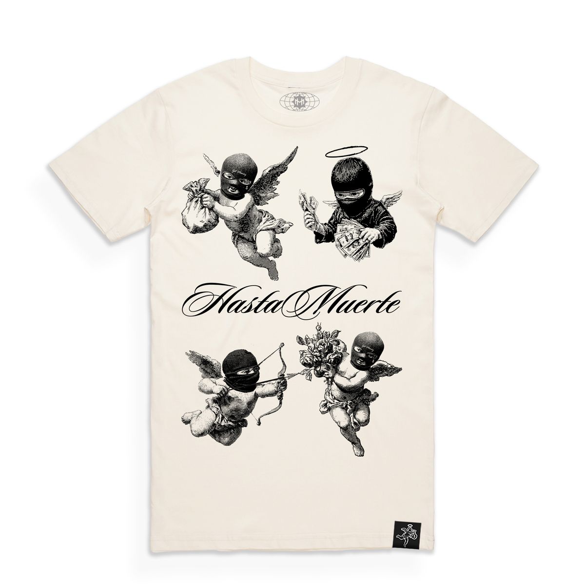 Hasta Muerte Cherubs Gather Tee Natural