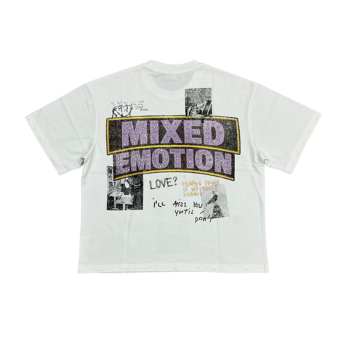 Mixed Emotion Lost Identity Tee White