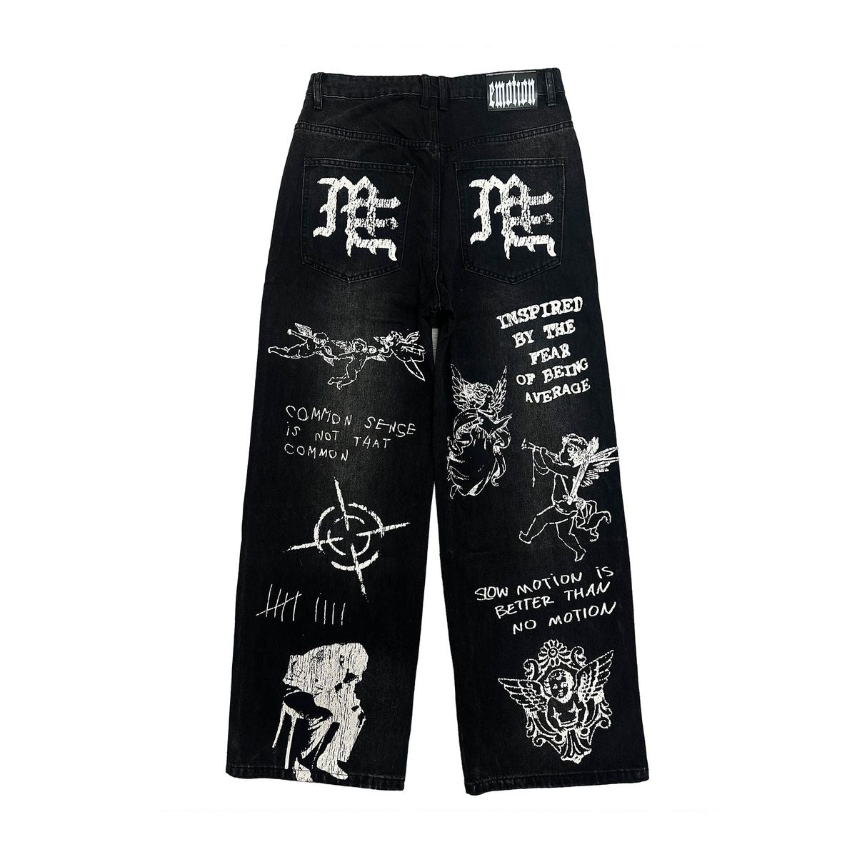 Mixed Emotion “Canvas” Denim Black