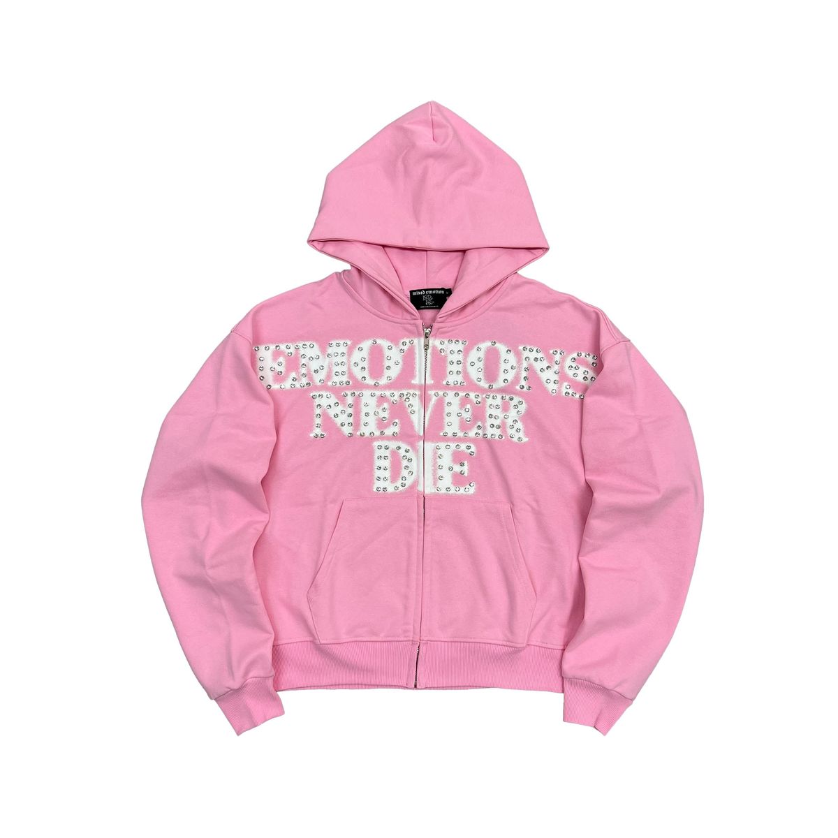 Mixed Emotion ‘End’ Hoodie Pink