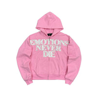 Mixed Emotion ‘End’ Hoodie Pink
