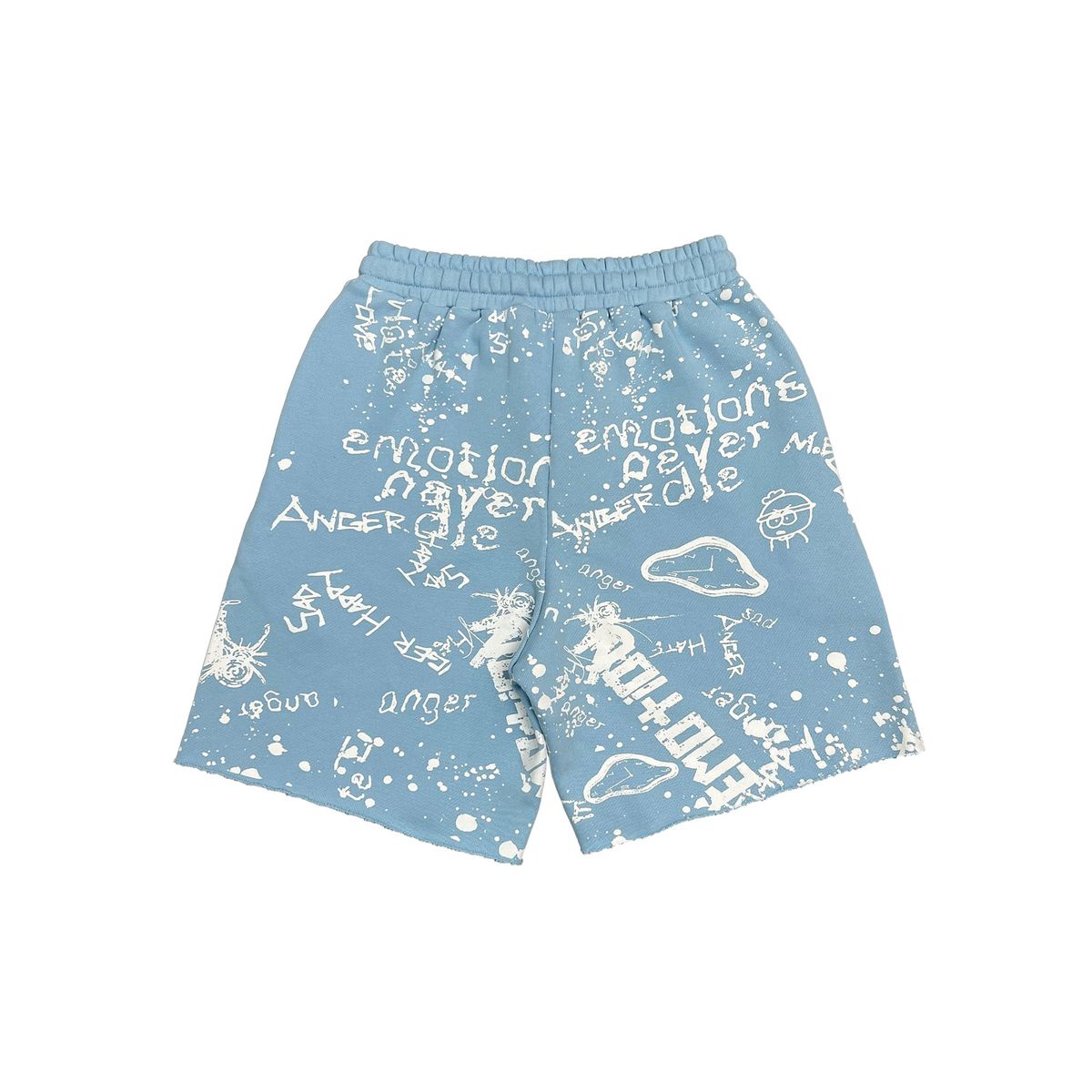 Mixed Emotion 'Graffiti' Shorts Blue