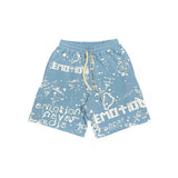 Mixed Emotion 'Graffiti' Shorts Blue