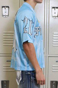 First Row Elite Field Short Sleeve Sports Jersey Sky Blue