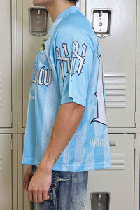 First Row Elite Field Short Sleeve Sports Jersey Sky Blue