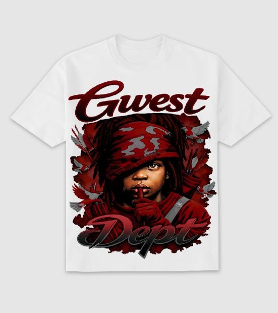 G west Men's Scarface Tee White/Red