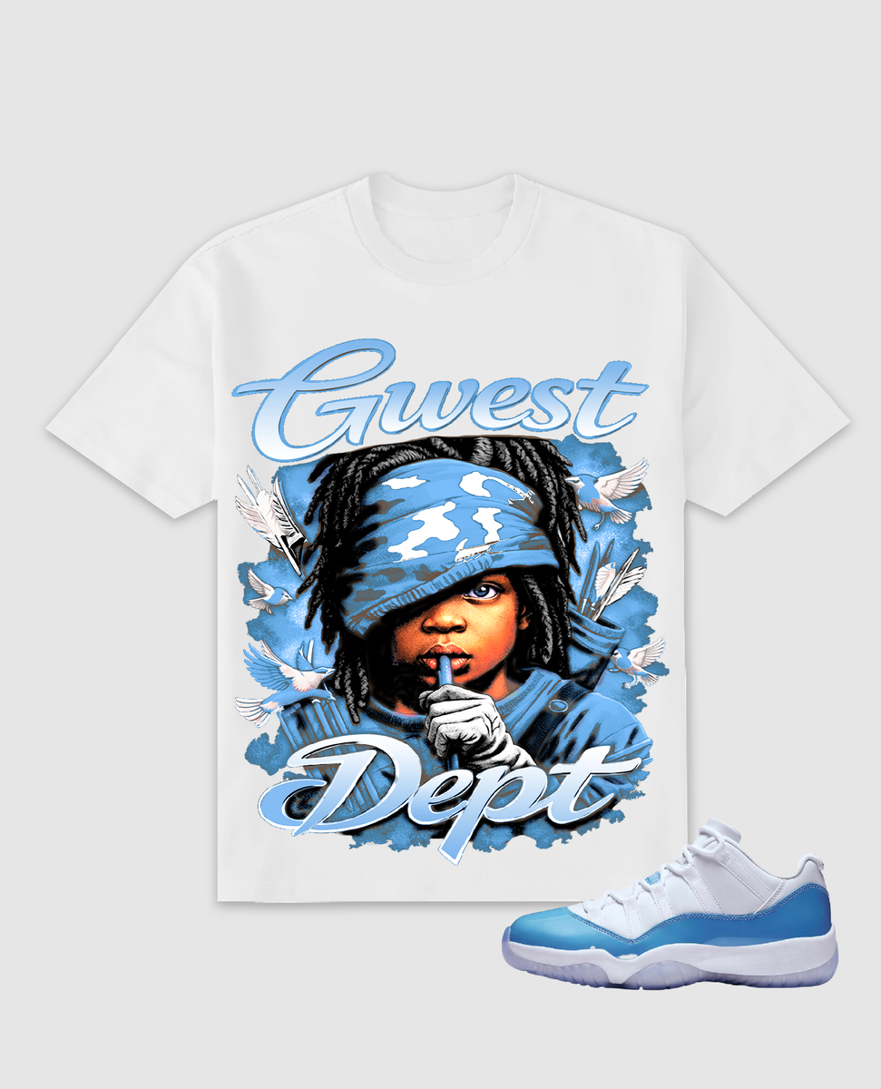 G west Men's Scarface Tee White /University Blue