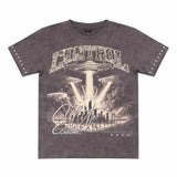 Elite Denim Kids Control Premium Embellished Tee Charcoal