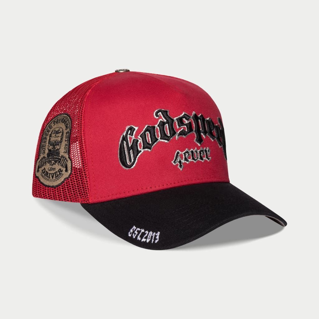 Godspeed Gs Forever Trucker Hat Red/Black