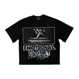 Mixed Emotion “scar” Tee Black