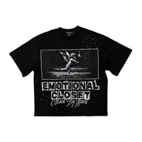 Mixed Emotion “scar” Tee Black