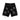 Mixed Emotion 'ME' Rhinestone Black Denim Shorts
