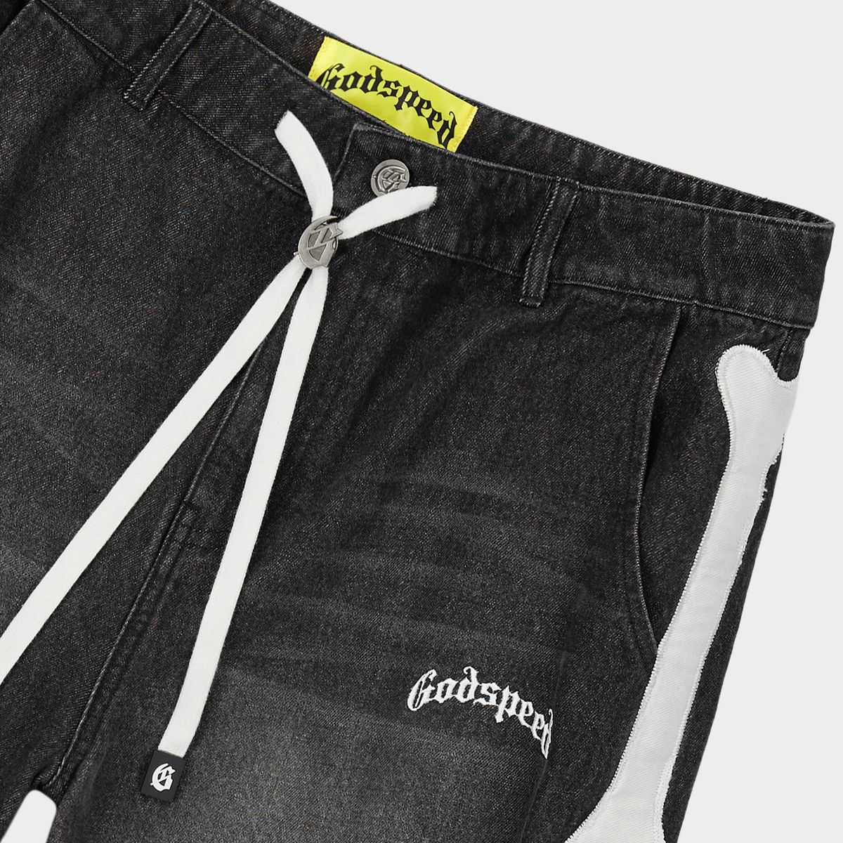 Godspeed Fémur Denim Shorts Black