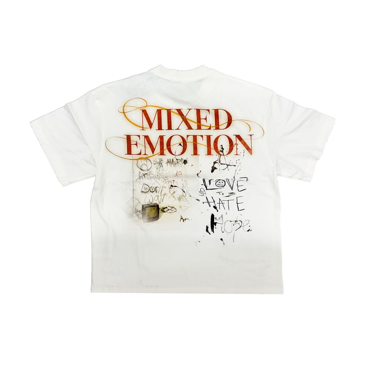 Mixed Emotion “Deja Vu” Tee White