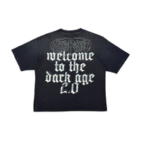 Rare Peace Trust No One Rhinestone Tee Black