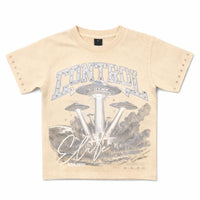 Elite Denim Kids Control Embellished Tee Sand Wash
