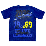 Elite Denim Kids Motocross Premium Embellished Tee Blue
