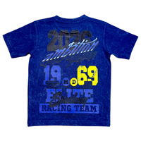 Elite Denim Kids Motocross Premium Embellished Tee Blue