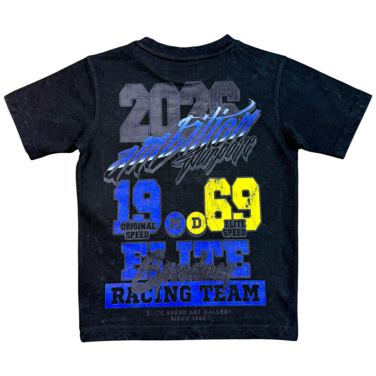 Elite Denim Kids Motocross Premium Embellished Tee Black