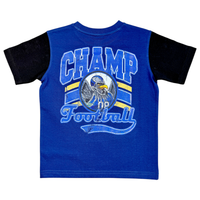 Elite Denim Kids Champ Embellished Tee Blue
