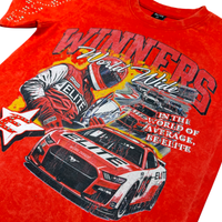 Elite Denim Kids Winners Embellished Tee Red