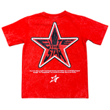 Elite Denim Kids Winners Embellished Tee Red