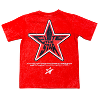 Elite Denim Kids Winners Embellished Tee Red