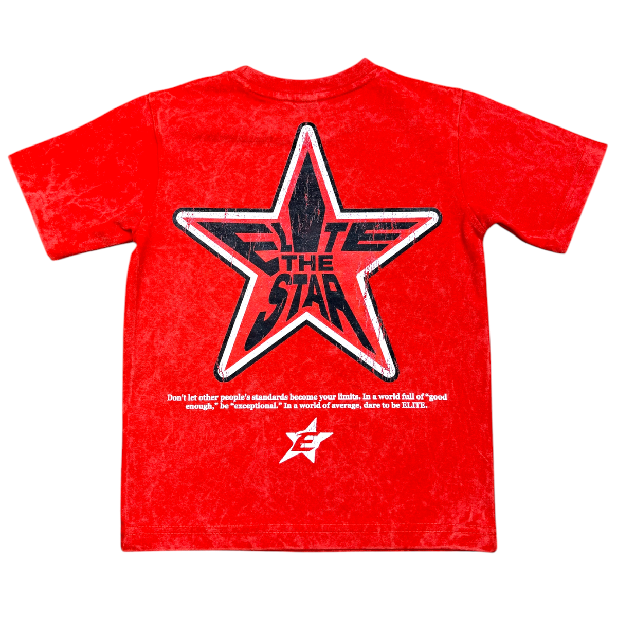 Elite Denim Kids Winners Embellished Tee Red