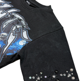 Elite Denim Kids Night Embellished Tee Black