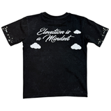 Elite Denim Kids Night Embellished Tee Black