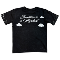 Elite Denim Kids Night Embellished Tee Black