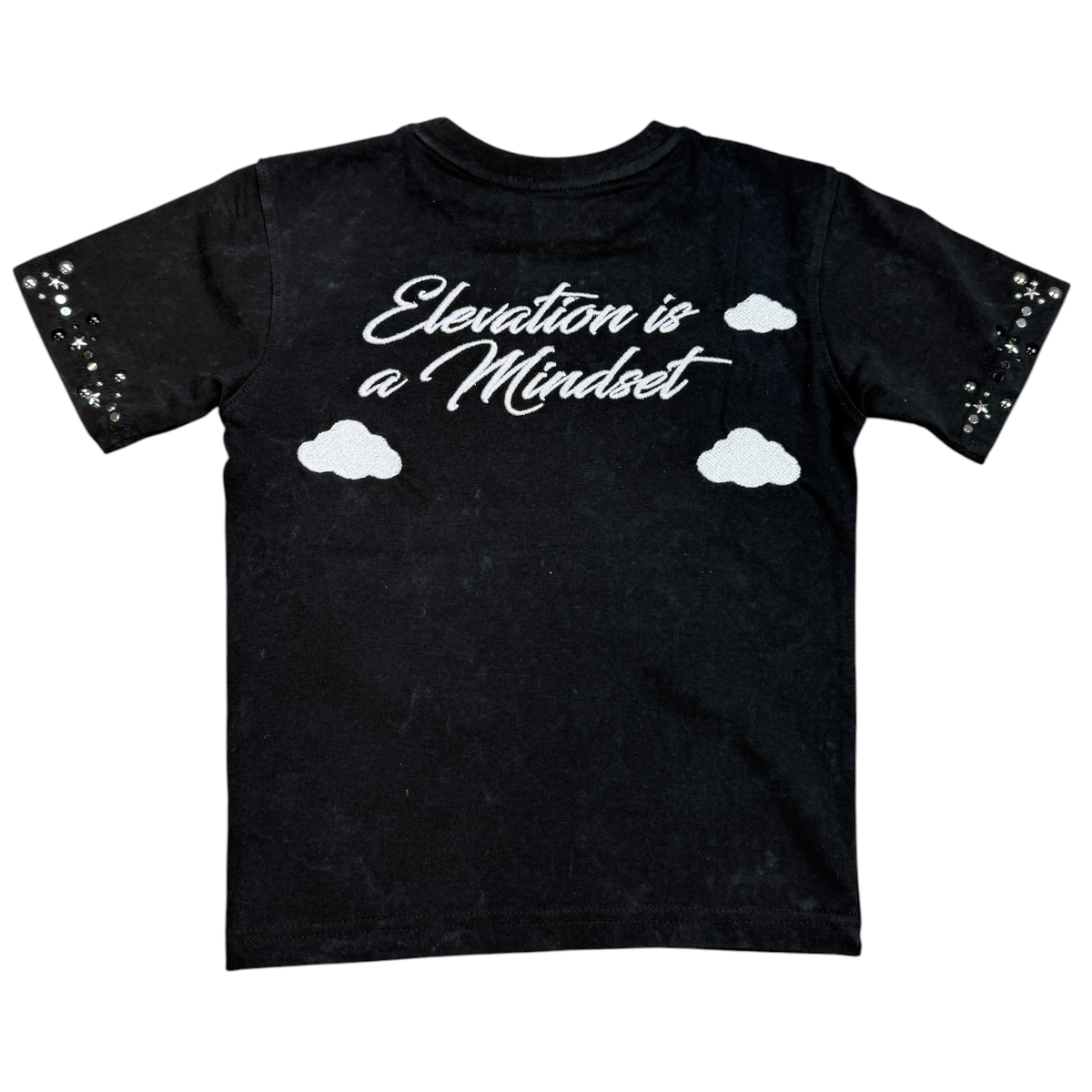 Elite Denim Kids Night Embellished Tee Black