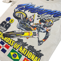 Elite Denim Kids Motocross Premium Embellished Tee beige