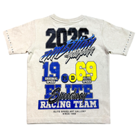 Elite Denim Kids Motocross Premium Embellished Tee beige