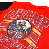 Elite Denim Kids Champ Premium Embellished Tee Orange