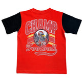 Elite Denim Kids Champ Premium Embellished Tee Orange