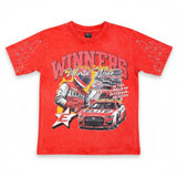 Elite Denim Kids Winners Embellished Tee Red