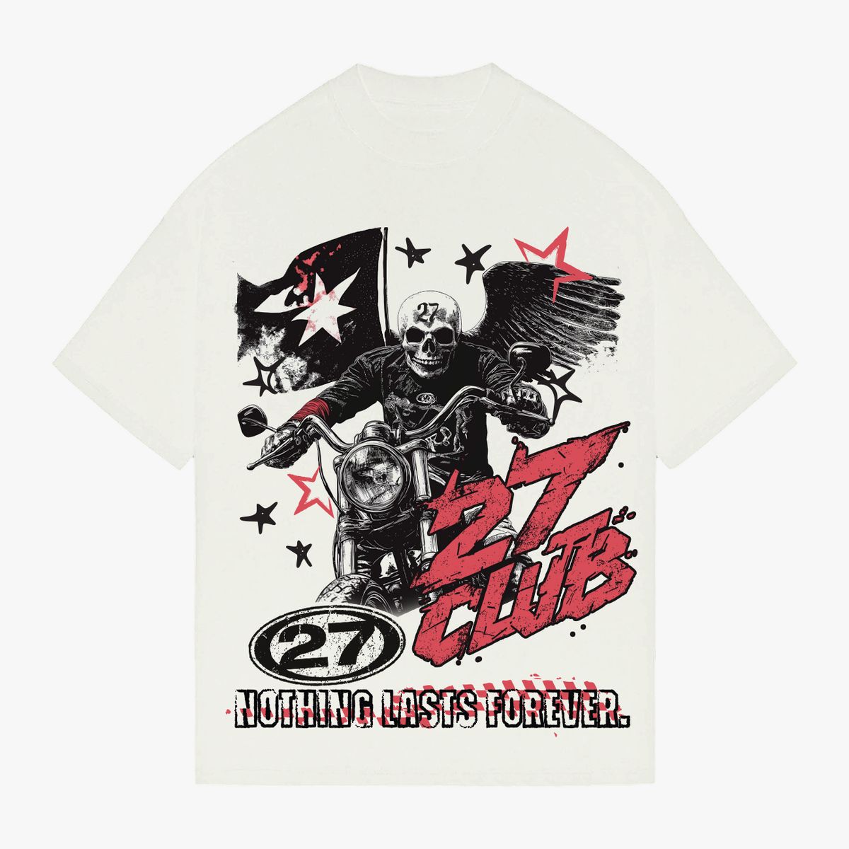 27 Club The Final Ride Tee Natural