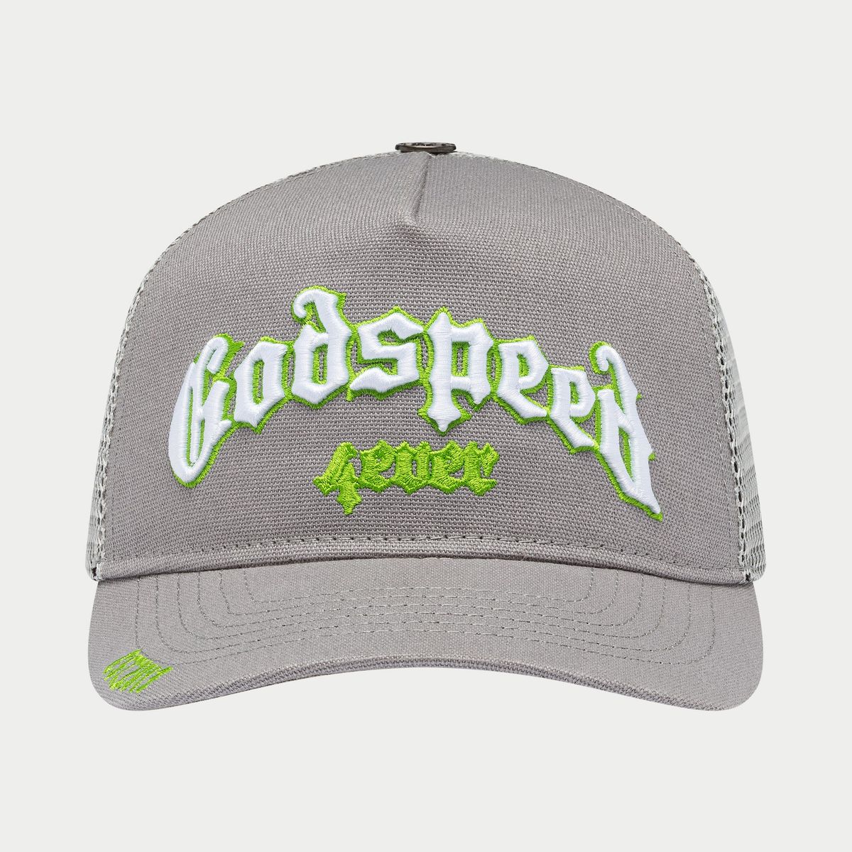Godspeed Gs Forever Trucker Hat Grey/Lime
