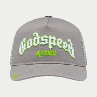 Godspeed Gs Forever Trucker Hat Grey/Lime