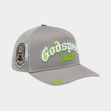 Godspeed Gs Forever Trucker Hat Grey/Lime